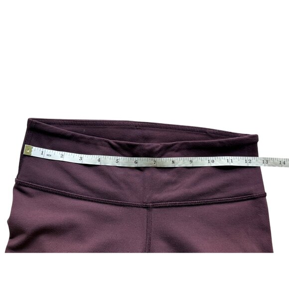 Lululemon Womens Dark Maroon Full-Length Leggings Size 4 - Picture 8 of 13